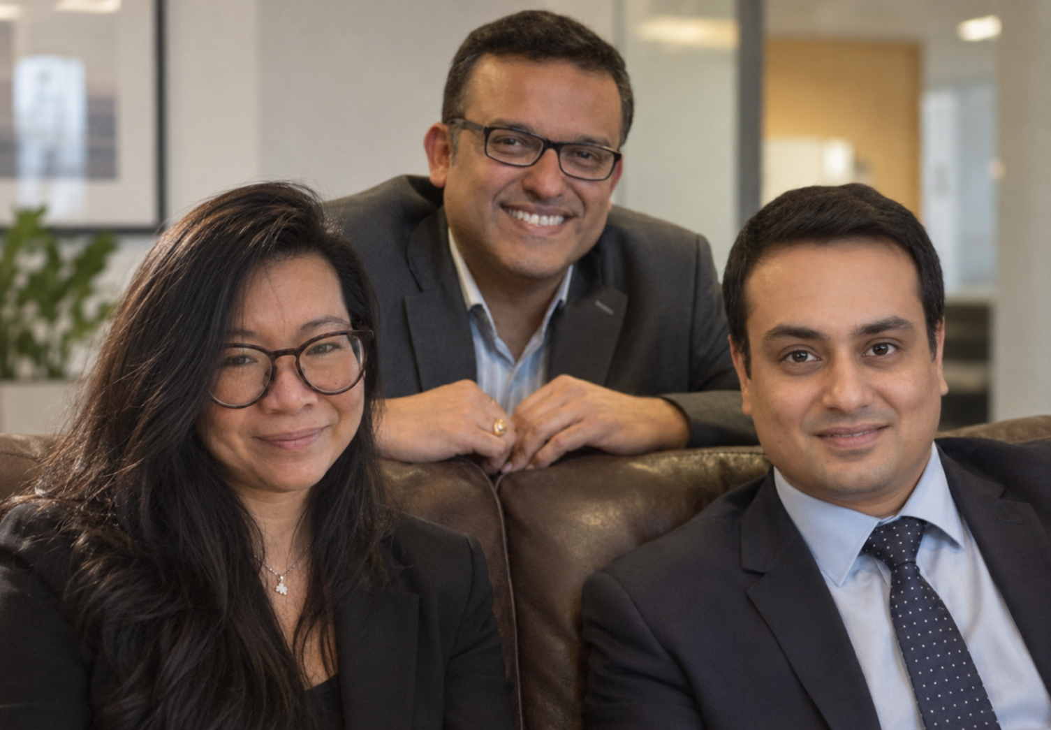 Manish, Vaibhav and Laila at AI Digital