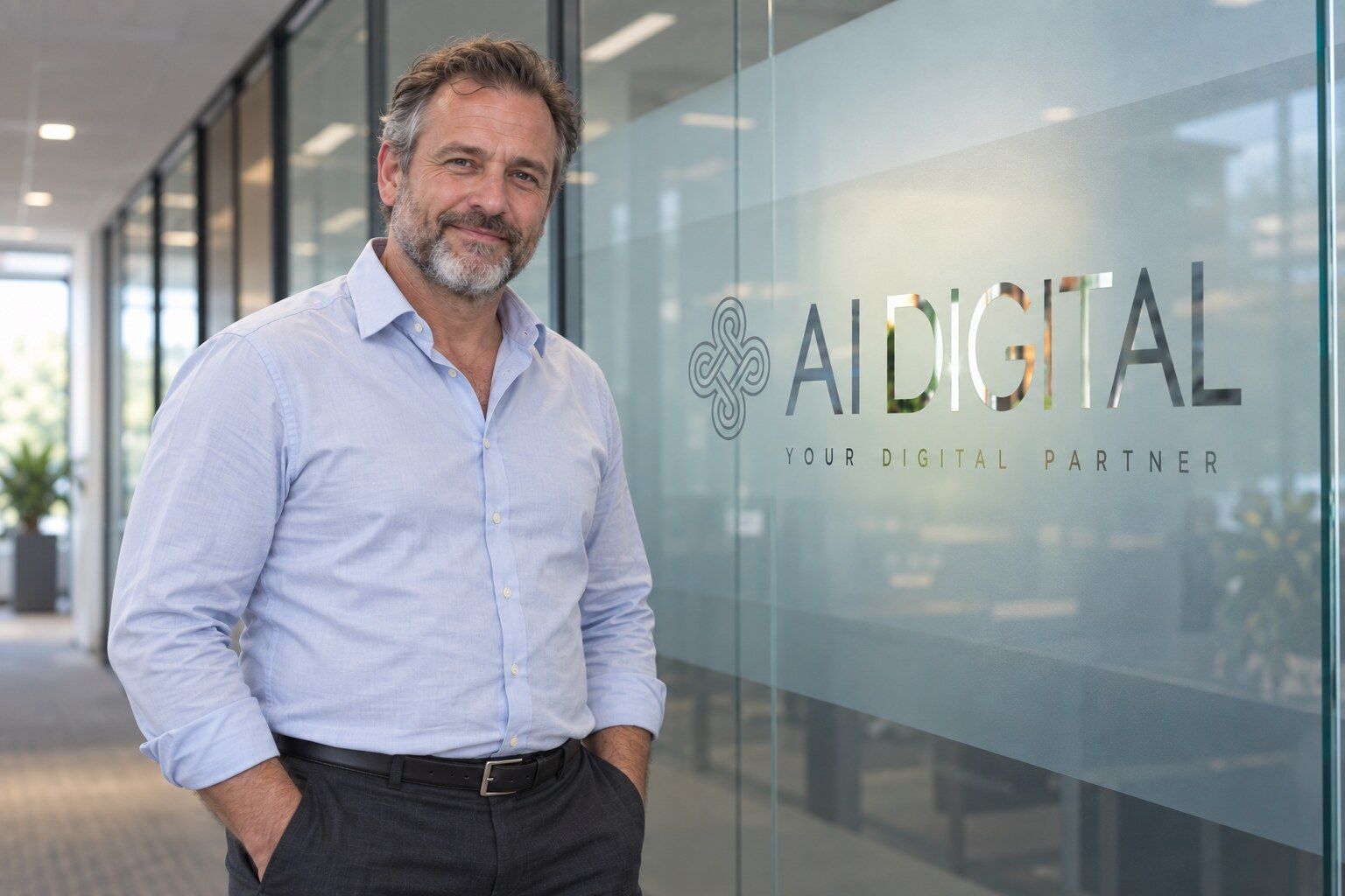 AI Digital team member in the office